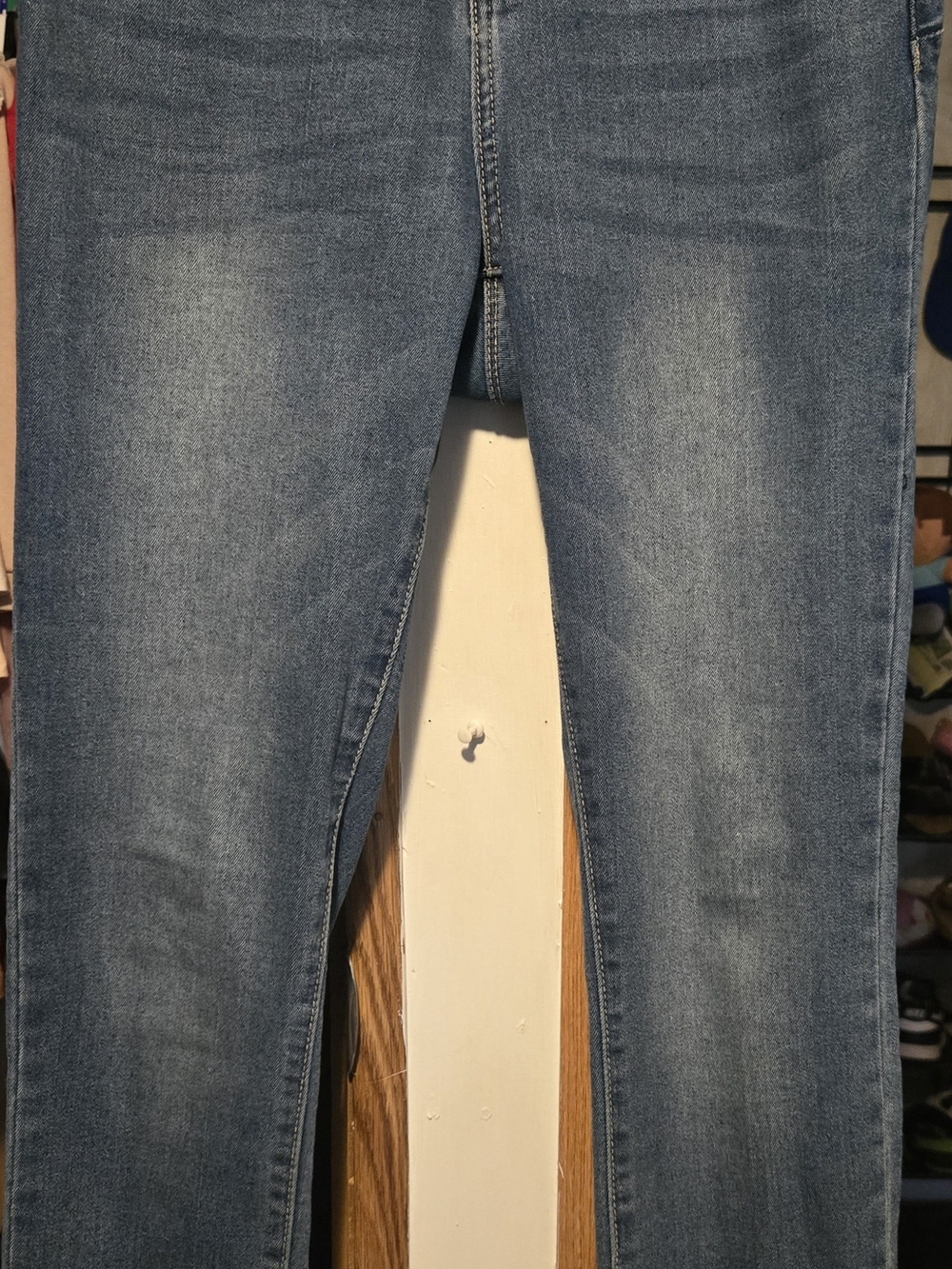 Red Blue Denim Skinny Jeans Sz 5/27